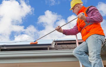 Sleet Moor soft wash roof cleaning